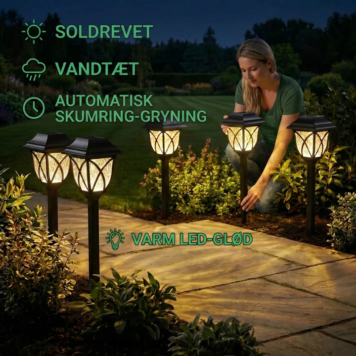 LumaPath Solar Light for Garden Paths | Bowlift