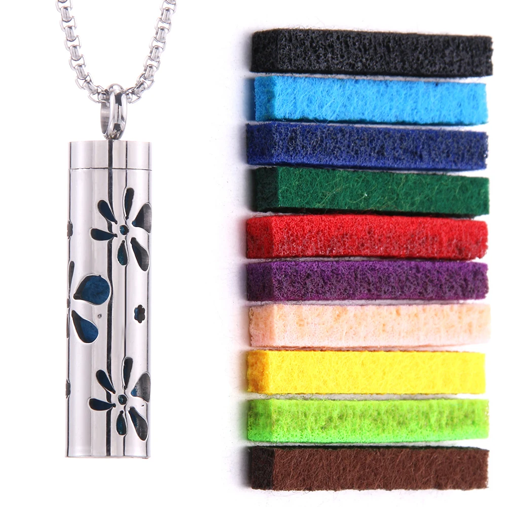 BowLift | Perfumed Pendant Necklace | Stainless Steel | Interchangeable Aroma Discs