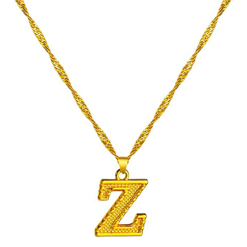 BowLift | 18K gold-plated initial letter necklace