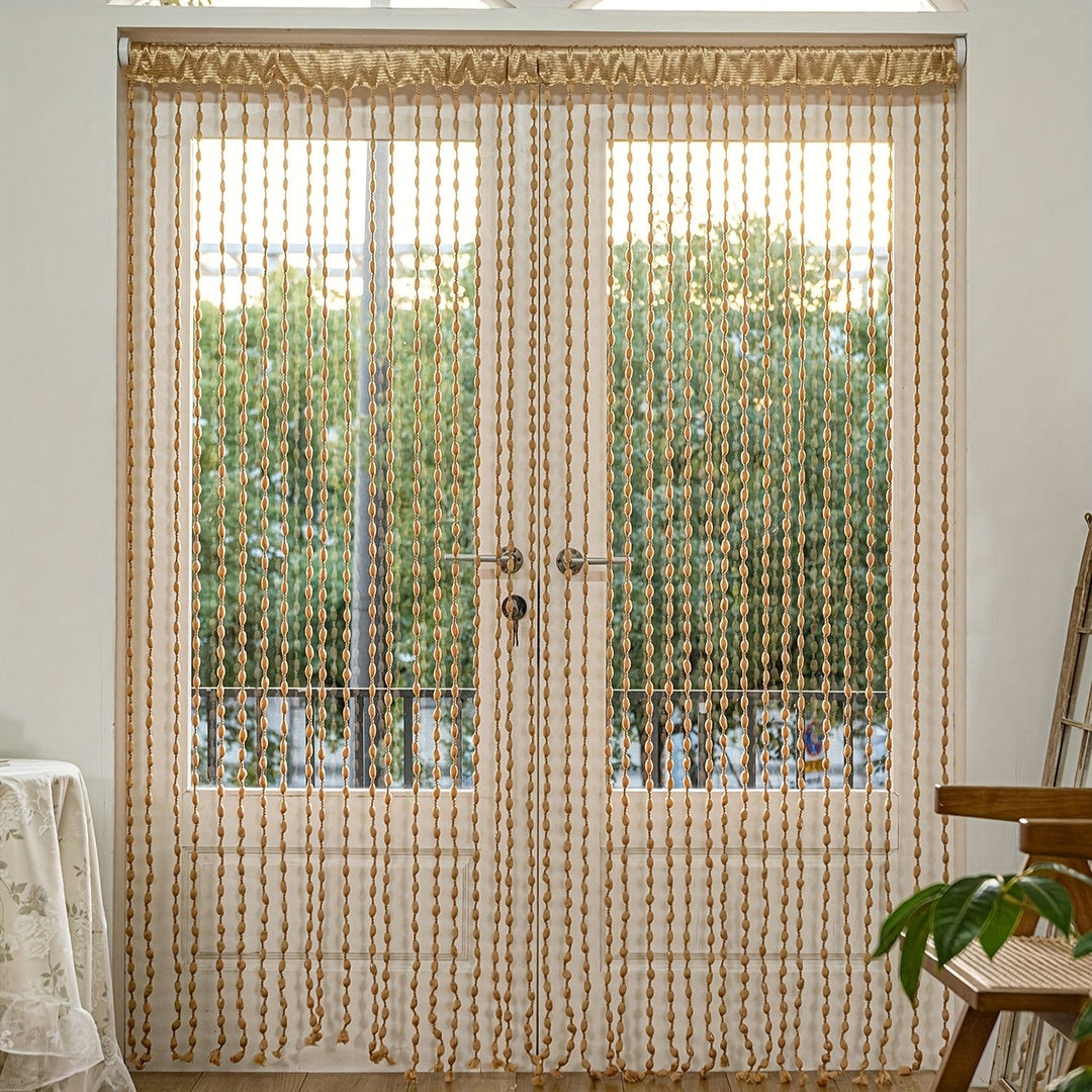 BohoDream Bed Canopy with Beads for Bedroom or Play Corner | Bowlift