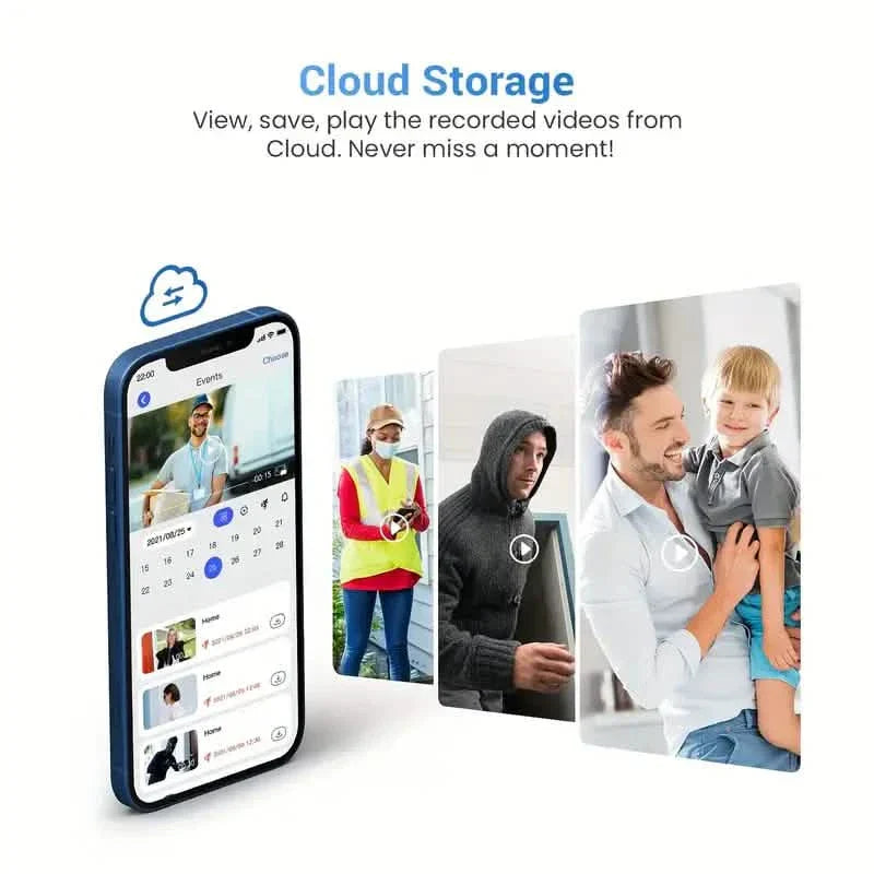 BowLift | 1080P HD Smart Doorbell Camera with AI Detection & Night Vision