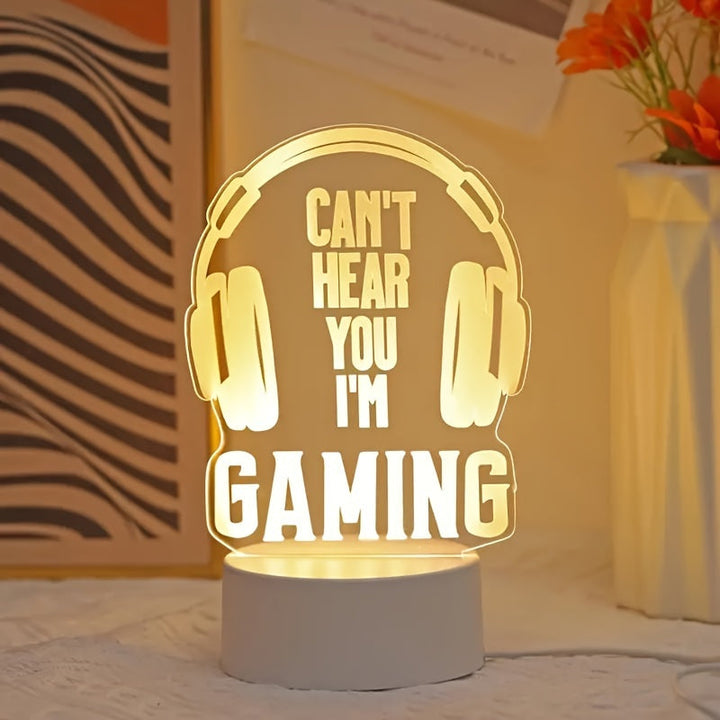 GameLamp - Compact LED Table Lighting with USB Bowlift