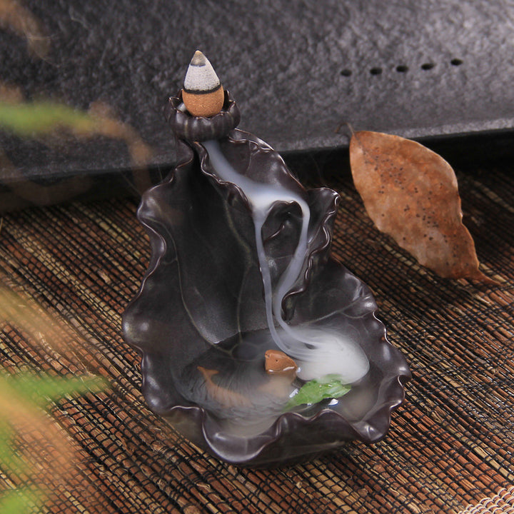 Elegant Lotus Flower Shaped Incense Holder