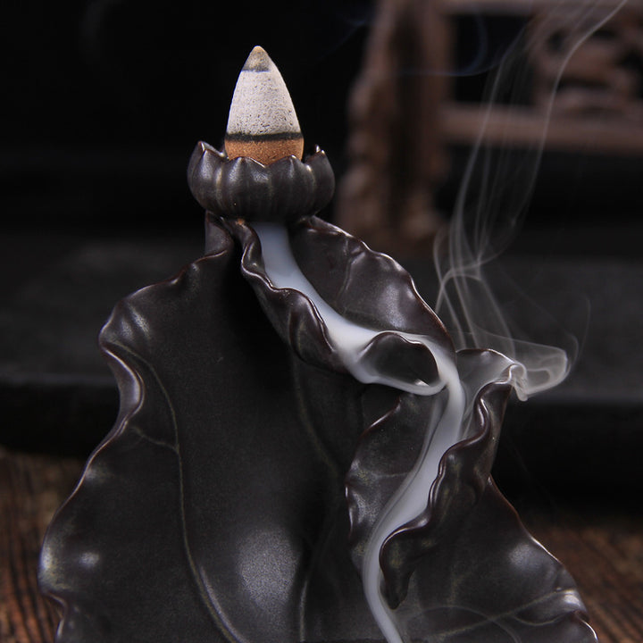 Elegant Lotus Flower Shaped Incense Holder