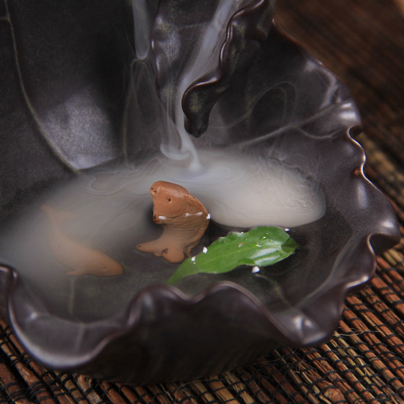 Elegant Lotus Flower Shaped Incense Holder