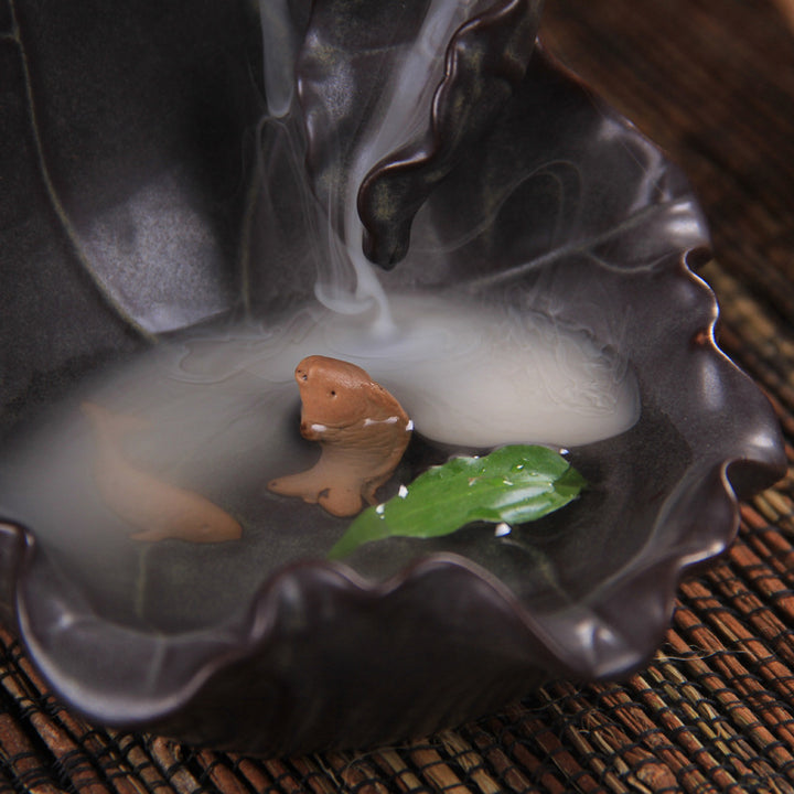 Elegant Lotus Flower Shaped Incense Holder