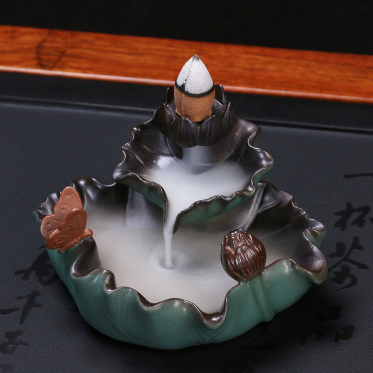 Lotus Design Incense Holder