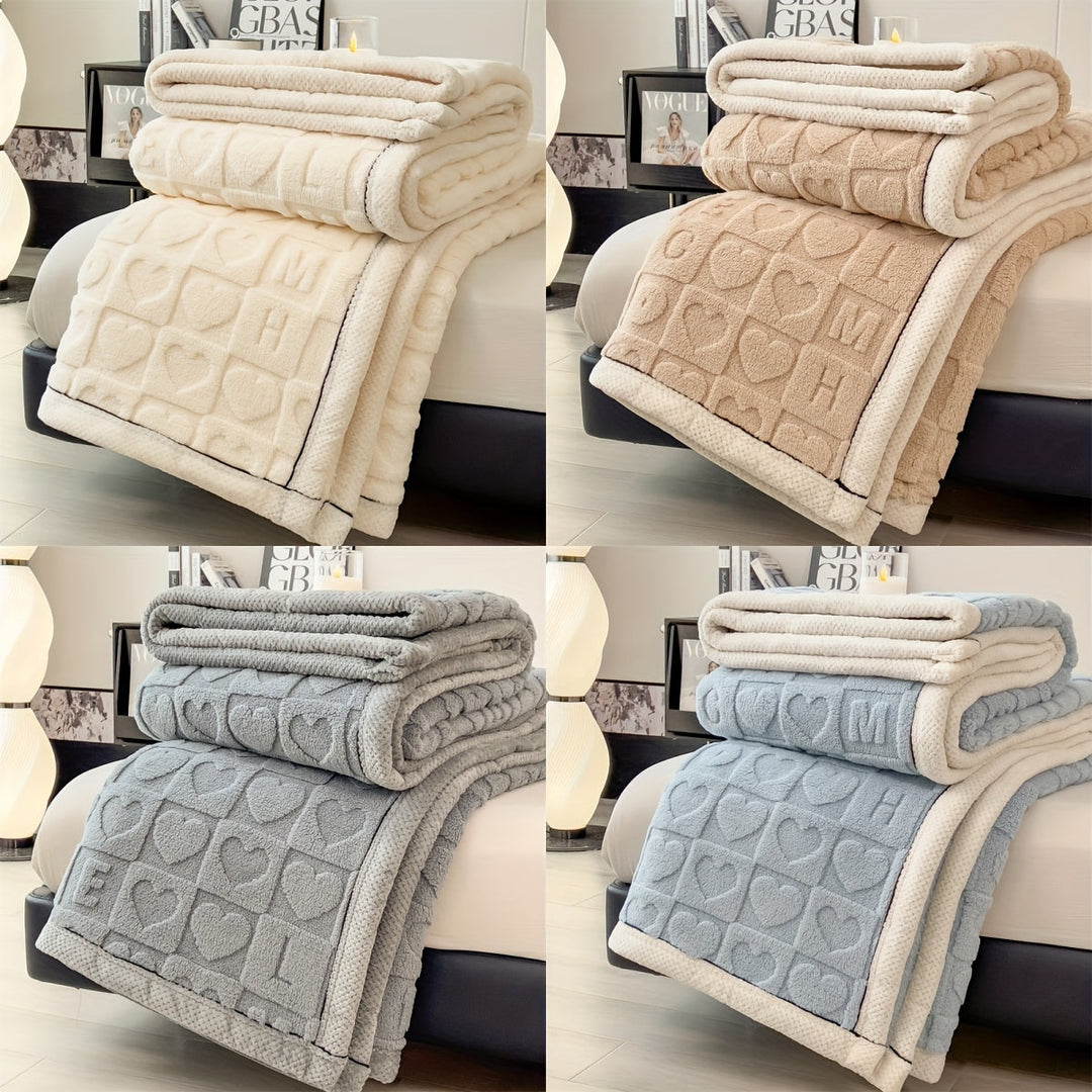 CozyCoral – Luxury Fleece Blanket for All Seasons Bowlift