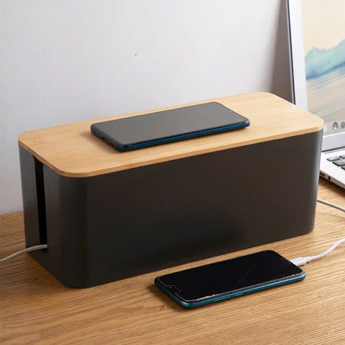 BowLift | Wire Organizer Box for Tidy Cable Management