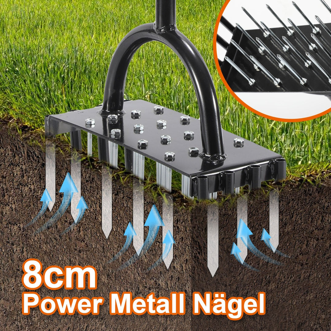 Lawn aerator aerifier verticutter for compacted soils | Bowlift
