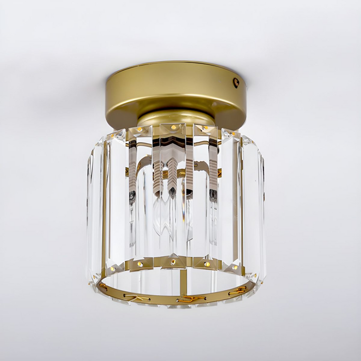 Modern Crystal Ceiling Lamp - CrystalGlow | Bowlift