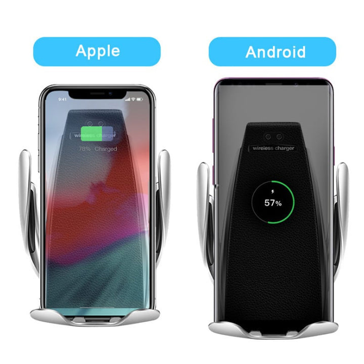 Wireless automatic mobile charger and holder for the car | Bowlift