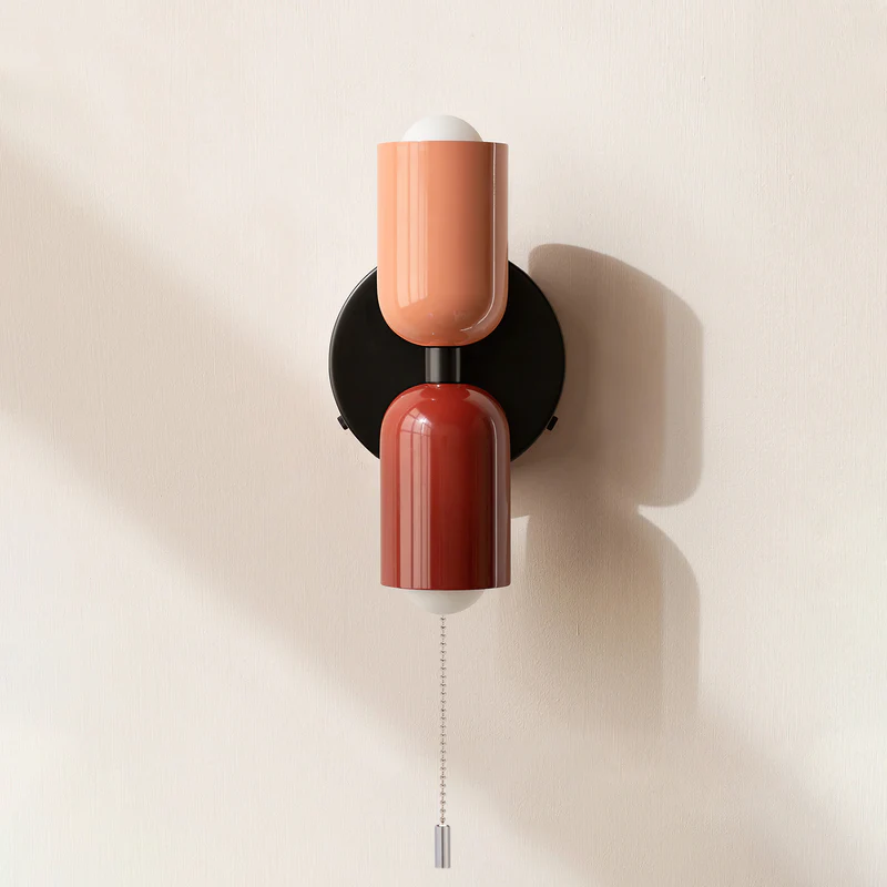 BowLift | Wall Light Modern Dual Glass Sconce Fixture