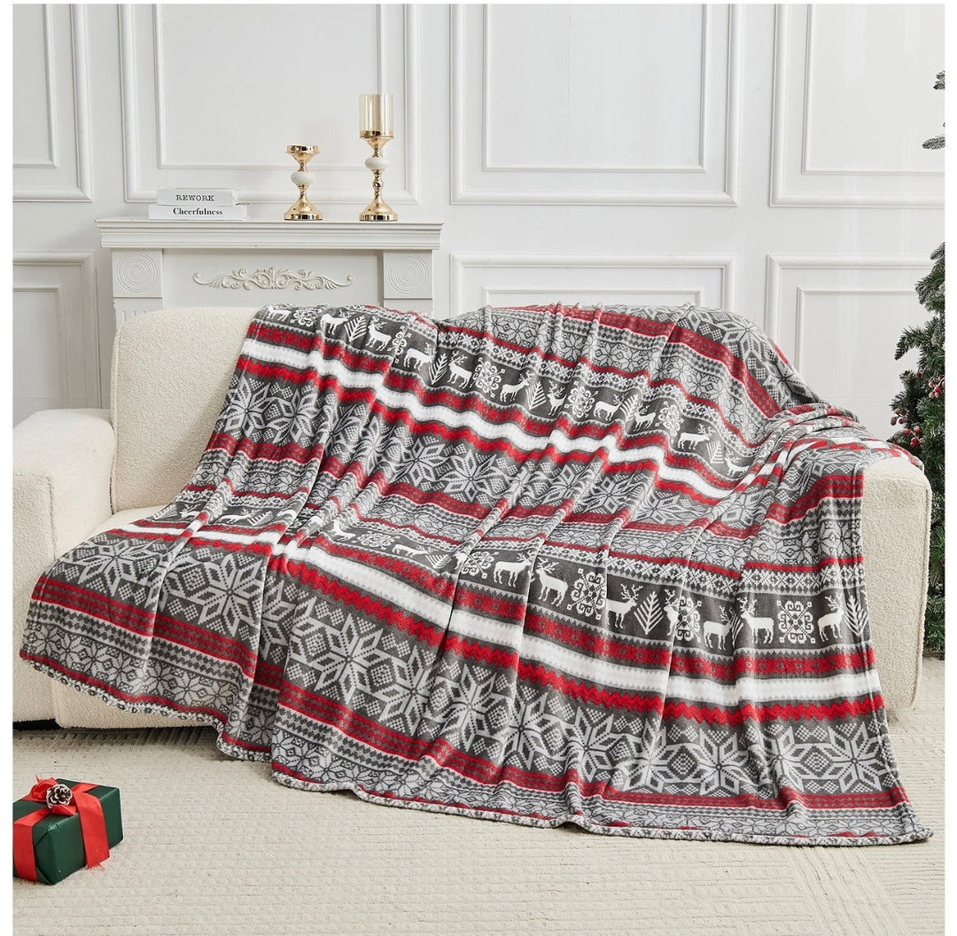BowLift | Christmas Fleece Throw