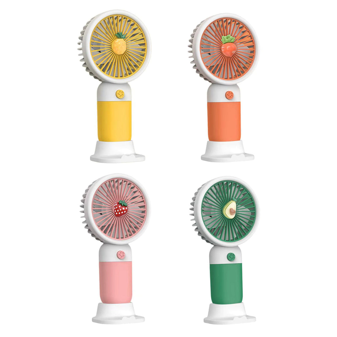 MTech Portable Handheld Fan – Strong Wind, Noiseless, Rechargeable Mini Fan With Base | Bowlift