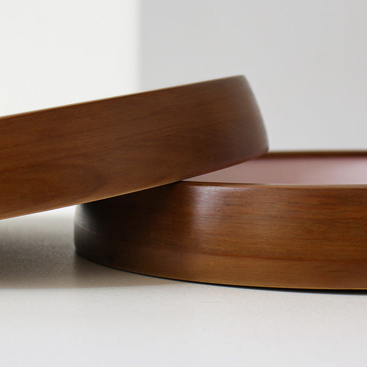 BowLift | Natural Wooden Round Silent Wall Clock Deco Clock