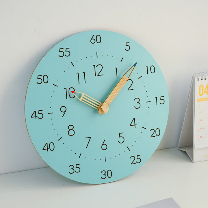 BowLift | Learning Time Children's Room Silent Wall Clock