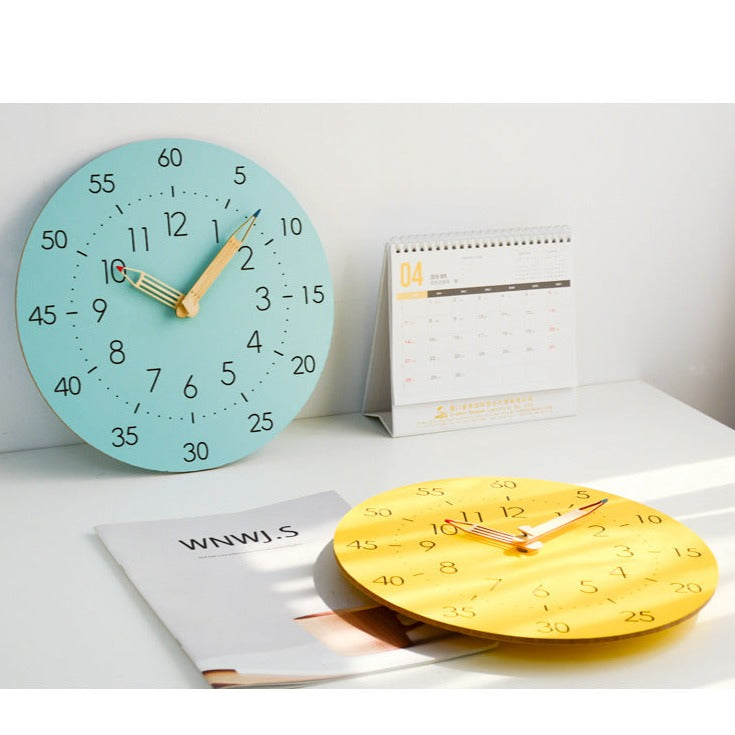 BowLift | Learning Time Children's Room Silent Wall Clock