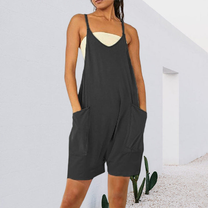 Sleeveless dress with pockets | Bowlift