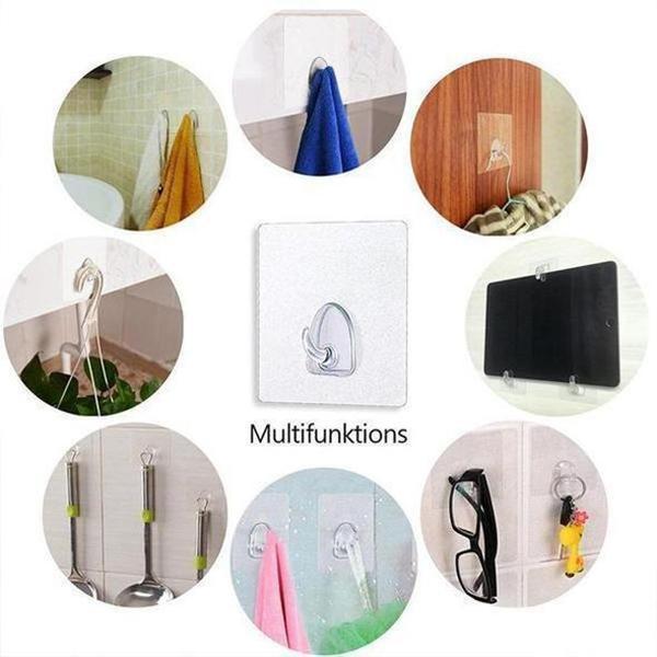 BowLift | Reusable Anti-skid Traceless Hooks (20 PCS)