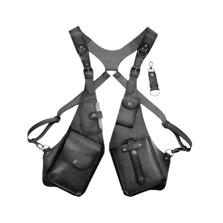 Medieval Steampunk shoulder bag with retro strap | Bowlift