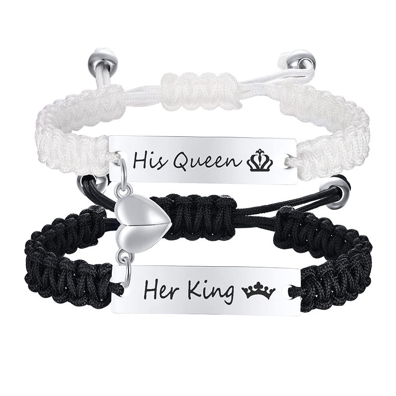 BowLift | Magnetic Couple Braided Bracelets