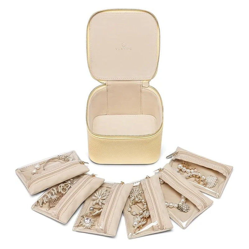 Leather jewelry box for travel | Bowlift