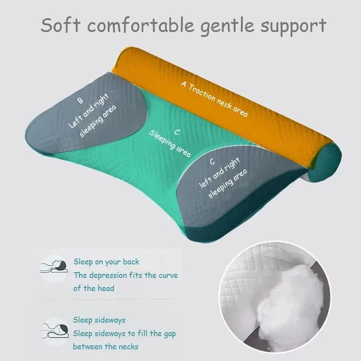 BowLift | Memory Cotton Sleep Pillow for Neck Support