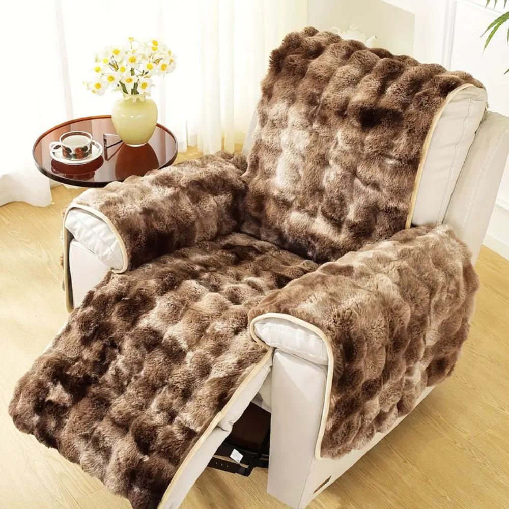 BowLift | Velvet Plush Recliner Sofa Cover