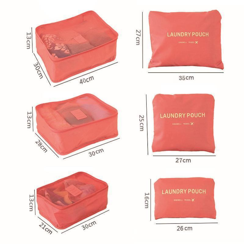 Luggage Packing Organizer Set (6 Pcs) | Bowlift