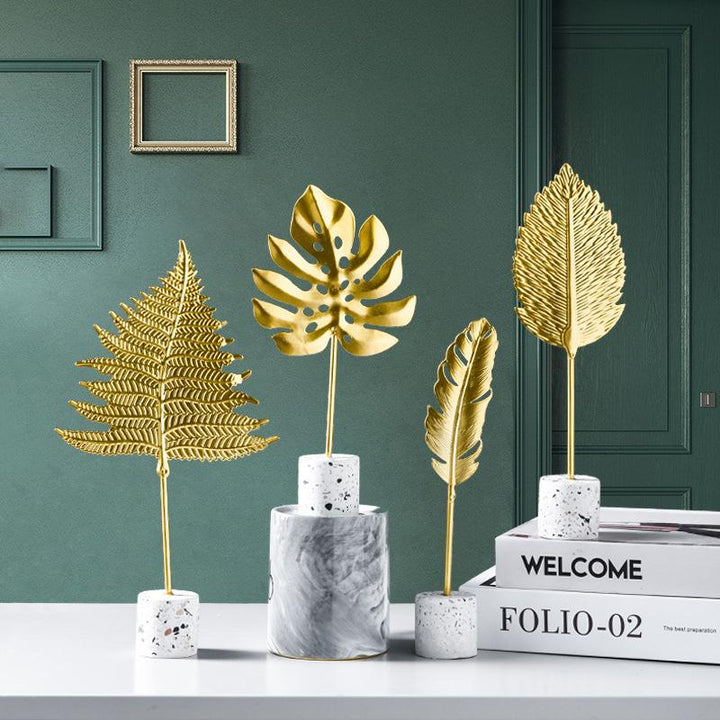 BowLift | Golden Leaves Ornaments