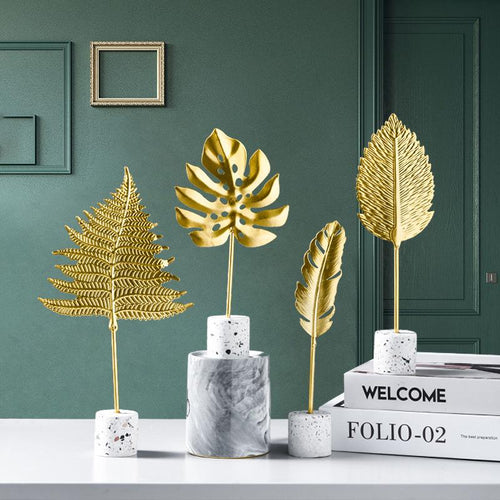 BowLift | Golden Leaves Ornaments