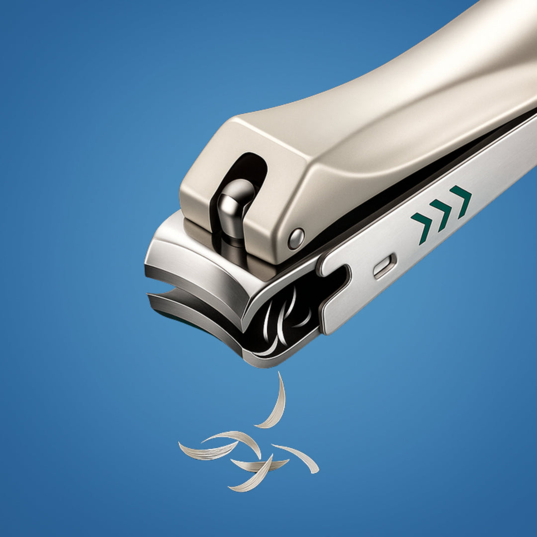Anti-Splash Catcher – Sharp Stainless Steel – Easy Grip for Clean Grooming Bowlift