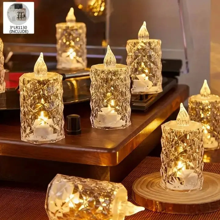 BowLift | Crystal LED Candle – Flameless, Safe & Stylish