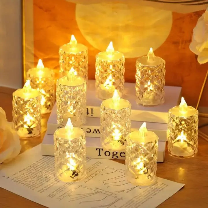 BowLift | Crystal LED Candle – Flameless, Safe & Stylish