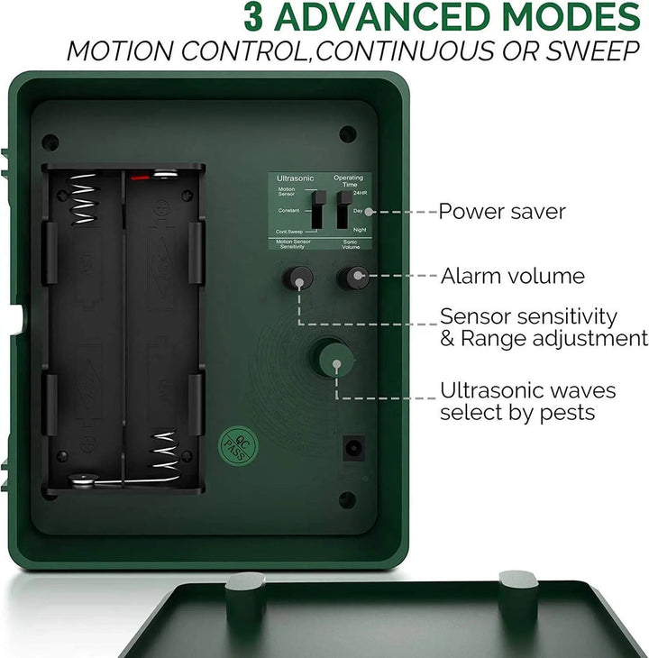 BowLift | Ultrasonic Woodpecker Repeller – Effective & Humane Bird Deterrent for Gardens & Homes