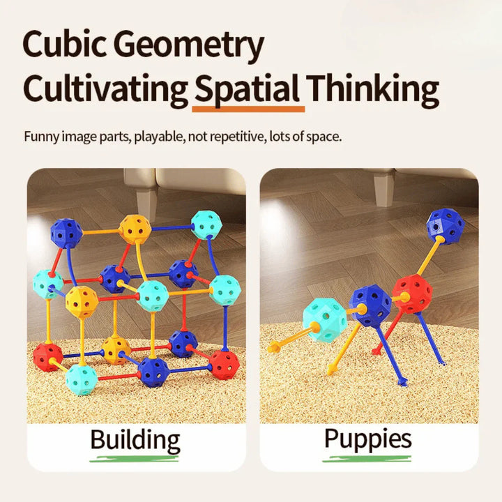 BowLift | Flexible PVC beads – Creative 3D building blocks for children to build and explore