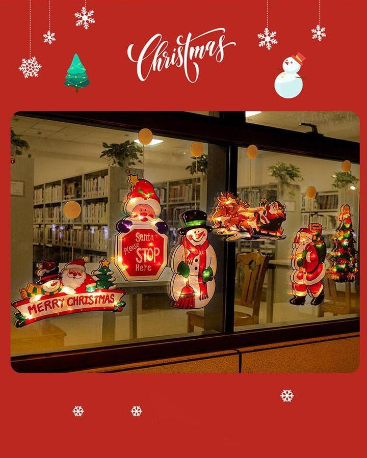 BowLift | Christmas Light Suction Cup Window Decoration Outdoor Holiday Ambient String Lights
