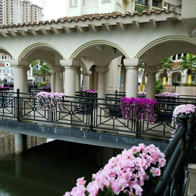 Vivid Artificial Hanging Orchid Bunch | Bowlift
