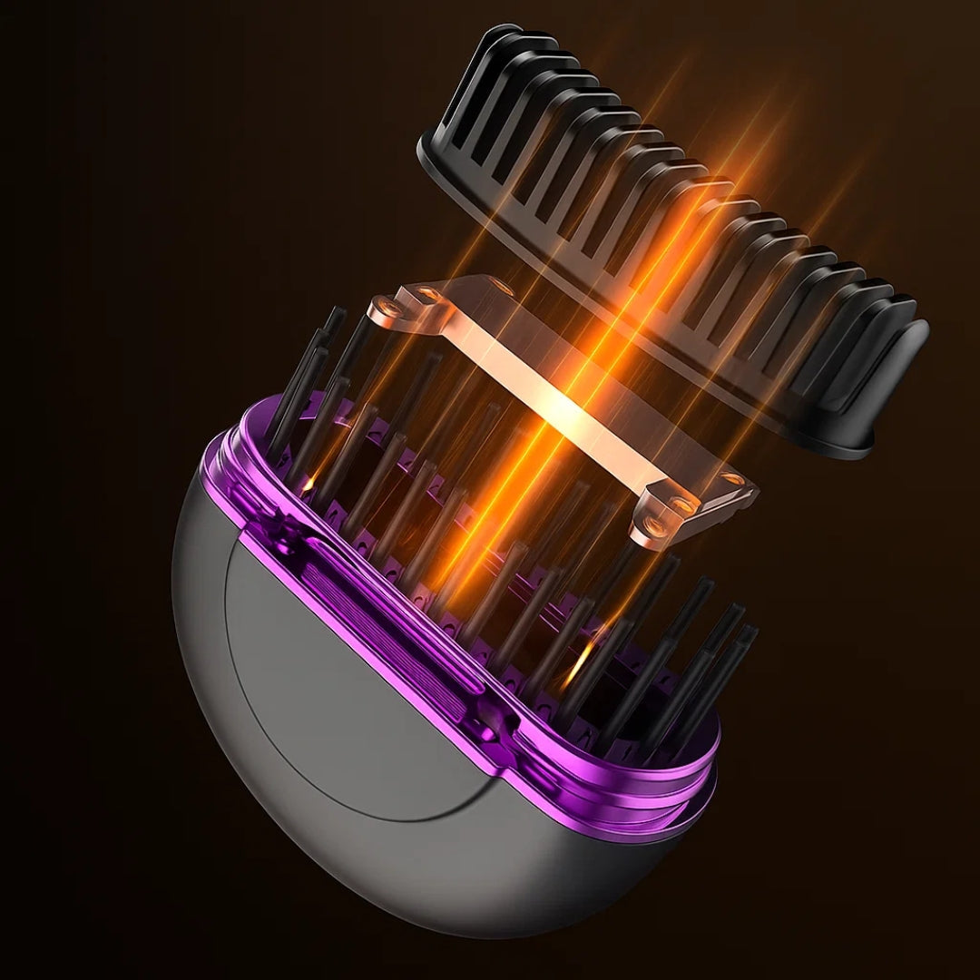 Fast Heat Up – Mini Comb Design – Frizz-Free Finish – Quick Touch-Ups for Travel & Daily Use Bowlift