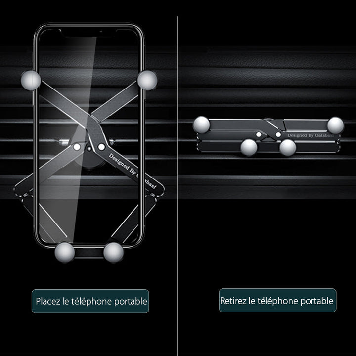 Removable smartphone holder for car | Bowlift
