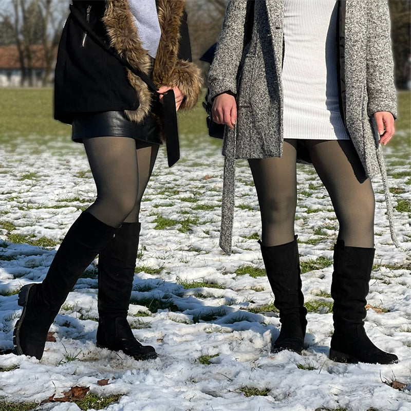 BowLift | Flawless Legs Fake Transparent Warm Tights