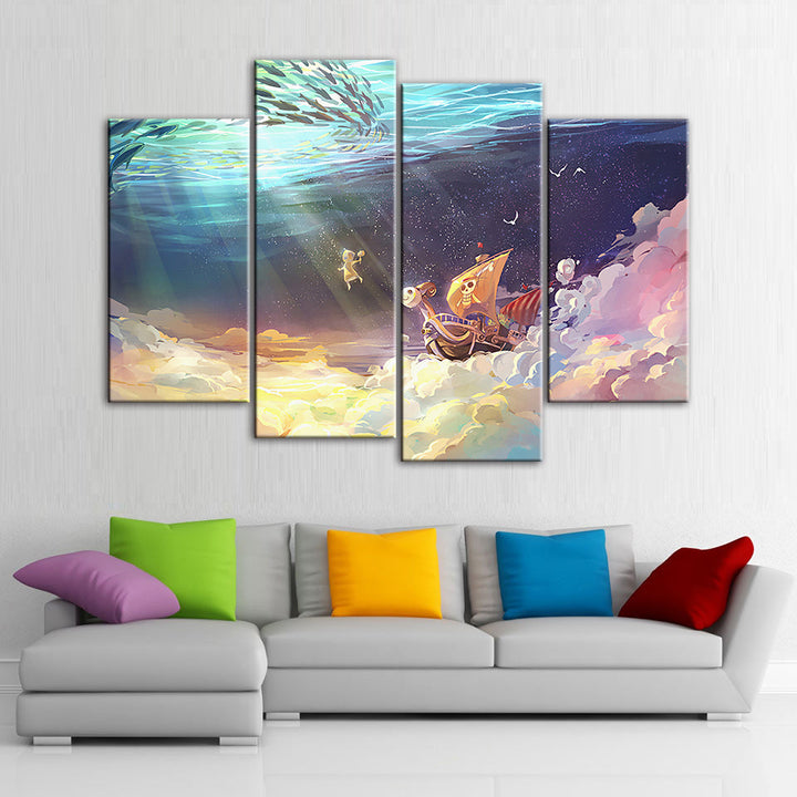 Sky To The Moon - Canvas Wall Art Painting | Bowlift