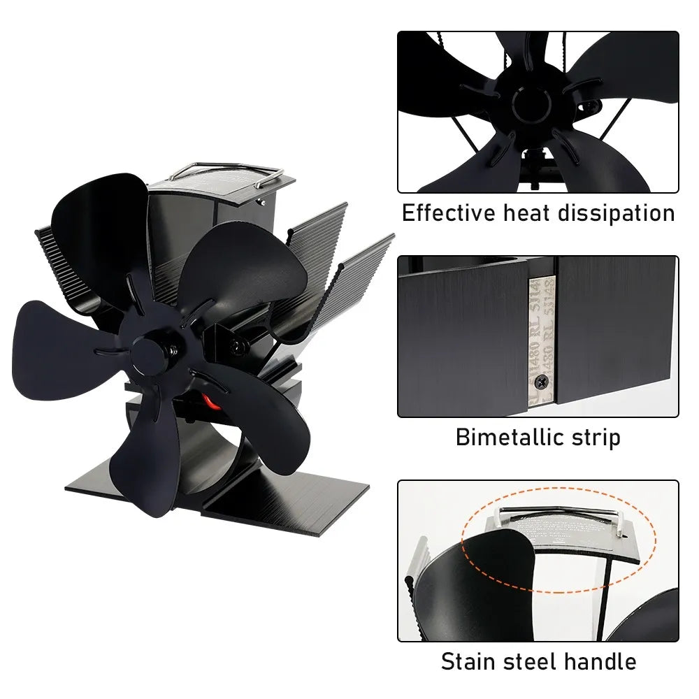 BowLift | Best Wood Burner Stove Fan for Log Burning Fire Stove