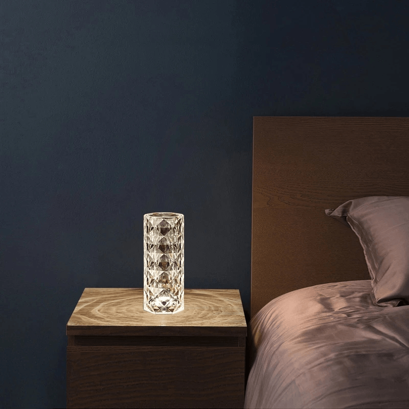 BowLift | Rose Rays Crystal Diamond Table Lamp