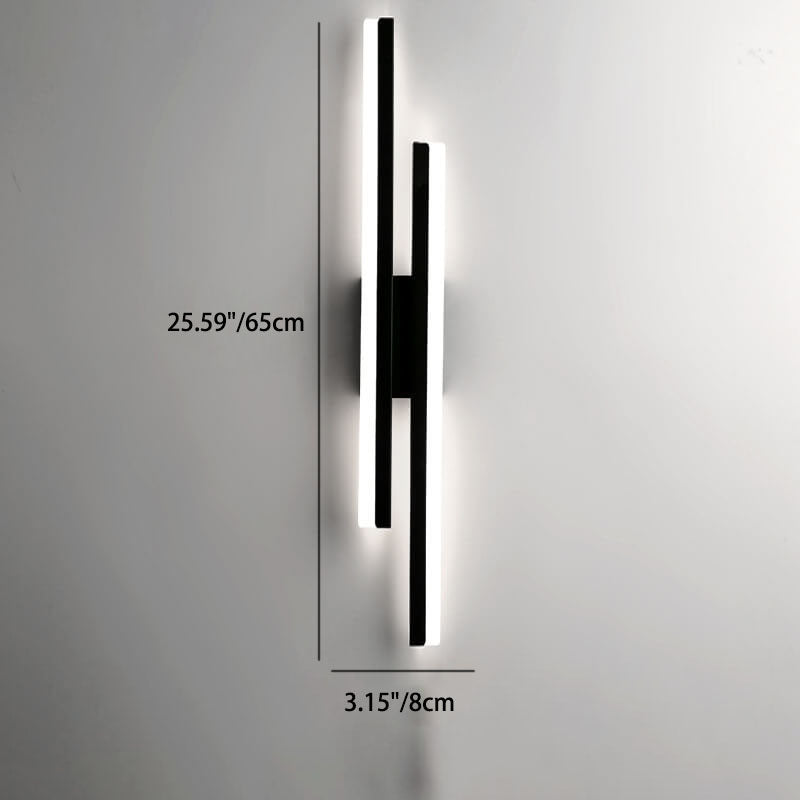BowLift | LuxLine Modern LED Wall Lamp | Minimalist Design | Iron & Acrylic | Dimmable Light