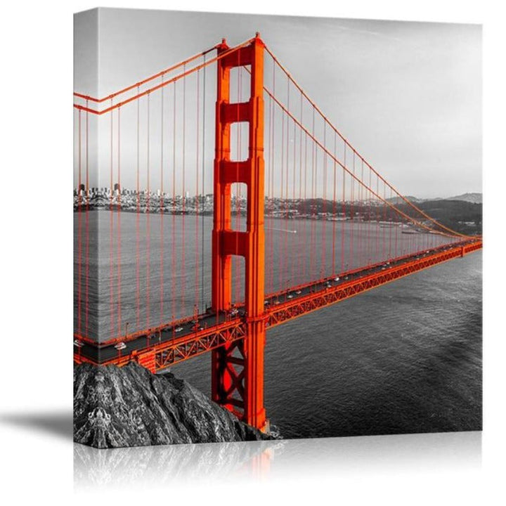 Golden Gate Bridge - Canvas Wall Art Painting | Bowlift