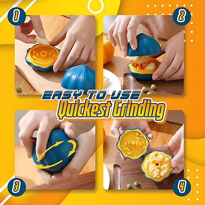 BowLift | Easy-Twist Garlic Clove Press Crusher