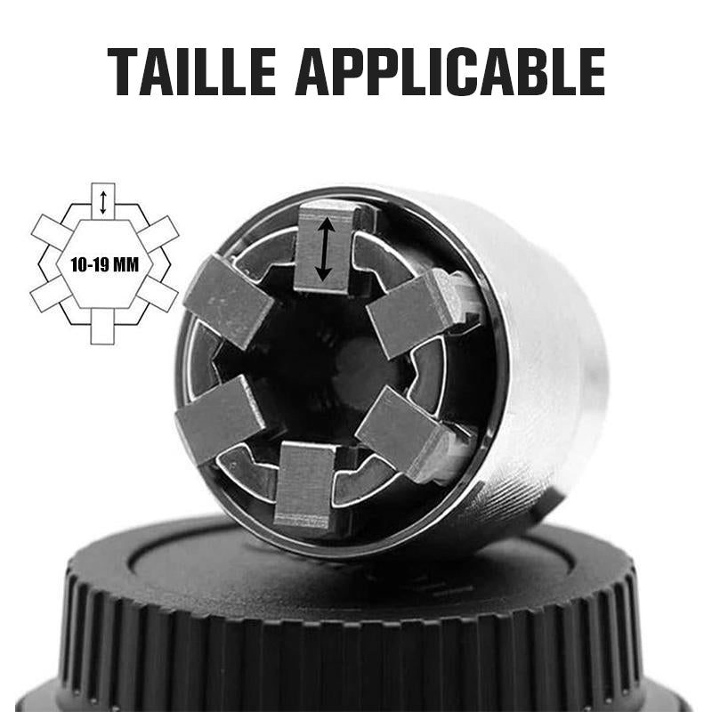 Universal adjustable magic nut socket key | Bowlift