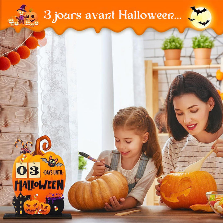 Wood Halloween Advent Calendar | Bowlift